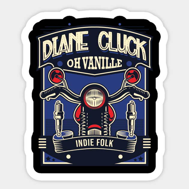 Diane Cluck oh vanille Sticker by TapABCD